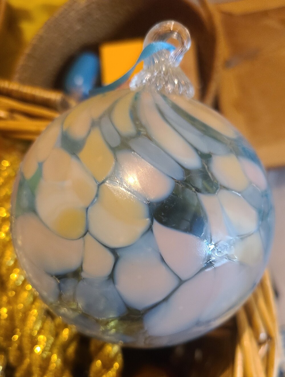 Hand Blown Glass Ornament